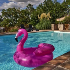 Have fun in the pool at Maison Lairoux Holiday Cottages
