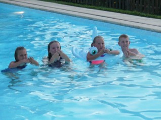 Fun in the Pool at Maison Lairoux