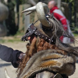 Vikings at the Puy du Fou Park in the Vendee