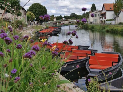 Hire a boat in the Marais Poitevin at Coulon