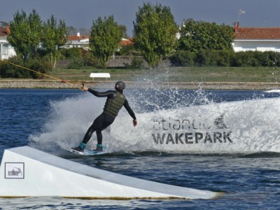 Wakeboarding at the Atlantix Wake Park
