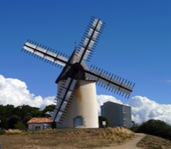 The Windmill at Jard sur Vincent in the Vendee