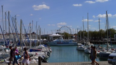View of the Ferris Wheel at La Rochelle
