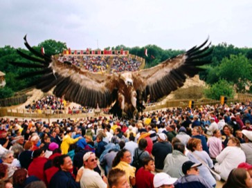 The Fantastic Bird of Prey show at the Puy du Fou
