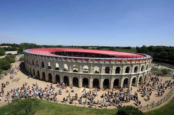 The Roman Collesium at the Puy du Fou Theme Park