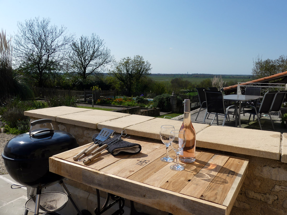 A BBQ with a view at Le Vieux Cafe