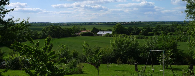 View from the Garden at Maison Lairoux Holiday Homes