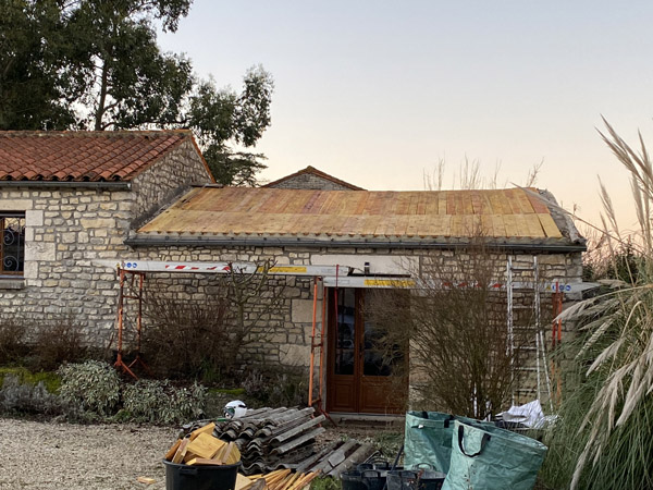 Renovation project at l Ecurie Holiday Cottage