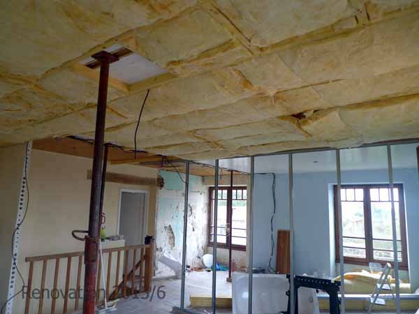 Lots of insulation added to our ceilings