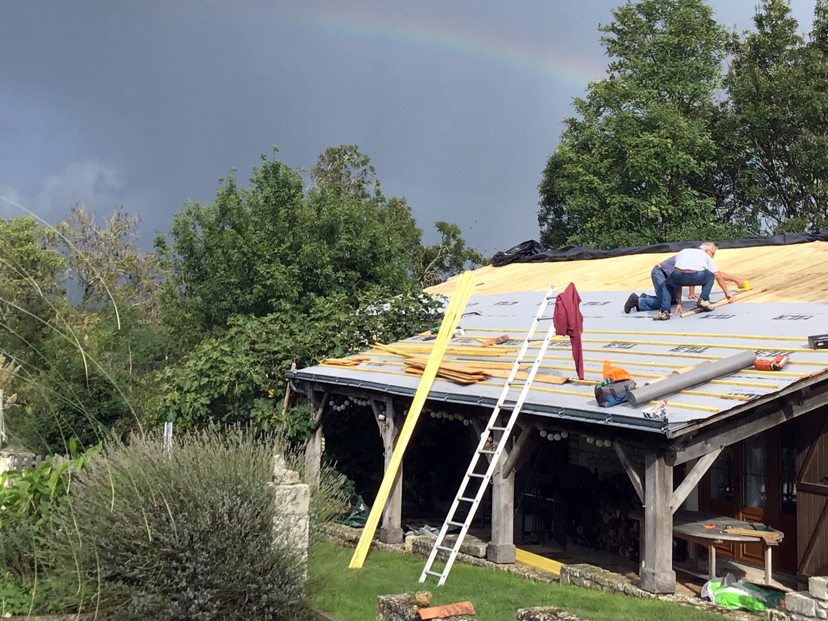 New Roof at Maison Lairoux